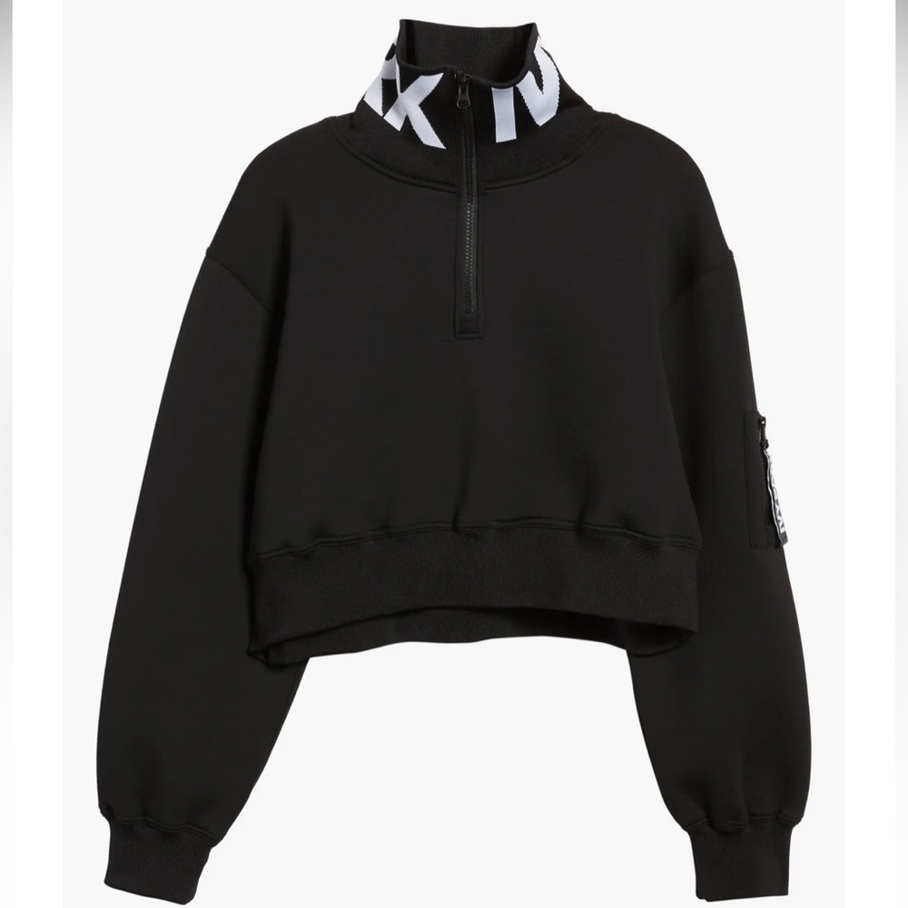 IVY PARK Logo Quarter Zip Funnel Sweatshirt